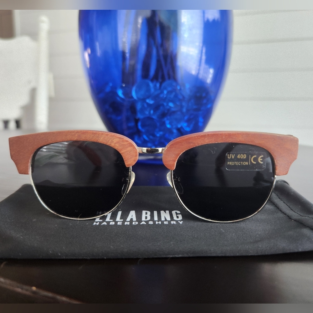 Wood Framed Polarized Sunglasses